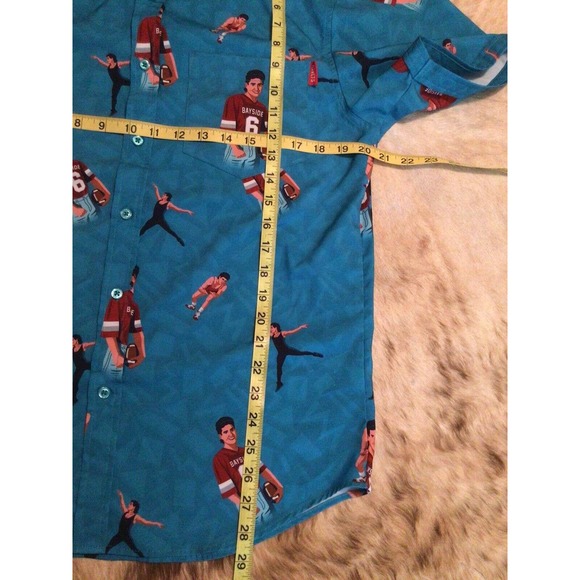 RSVLTS AC Slater Triple Threat Saved by the Bell Button Down Shirt Size Medium - Picture 6 of 8